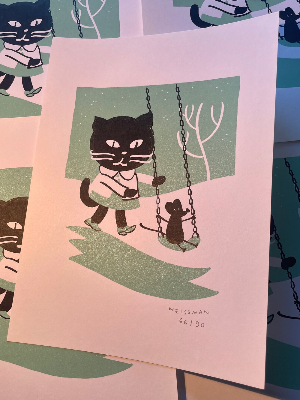 FOUND: Tiny Joe & Junior print series by STEVE