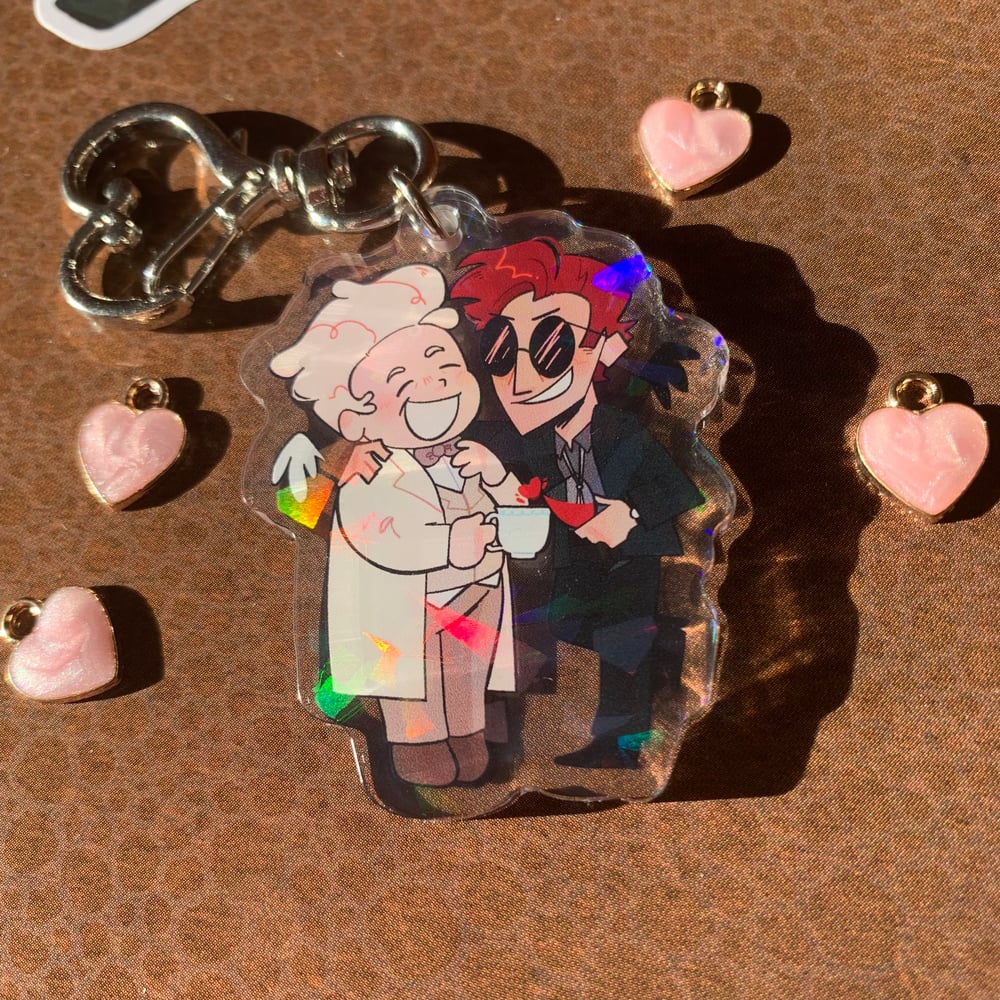 Image of good omens 2" charms