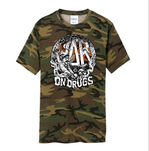 Image of WAR ON DRUGS on camo