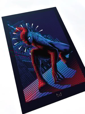 Image of Foil Mini Print - Spidey