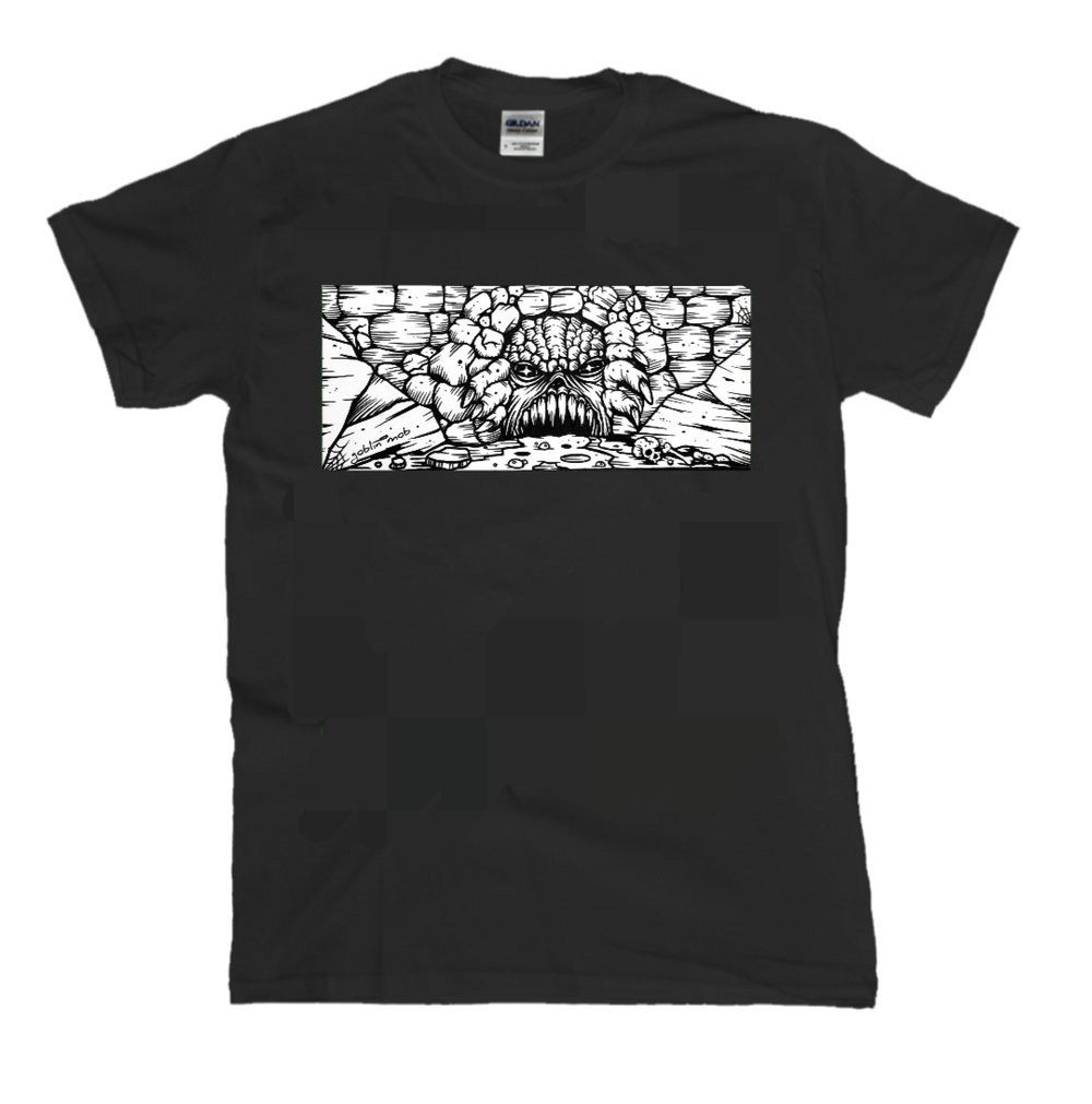 Kreep Screen Print Tee Shirt - Black