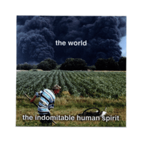 INDOMITABLE HUMAN SPIRIT STICKER
