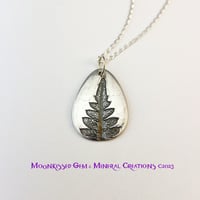 Fern Leaf Fine Silver Necklace