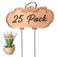 TCYPUHL Metal Plant Labels, Tall Plant Labels, Garden Labels Outdoors for Flower, Fruit and Vegetabl