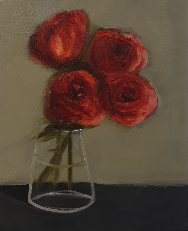 Image of Nature morte aux roses