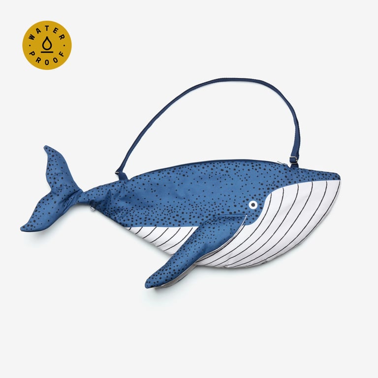 GRAND SAC WATERPROOF BALEINE BLEUE, DON FISHER Image 5