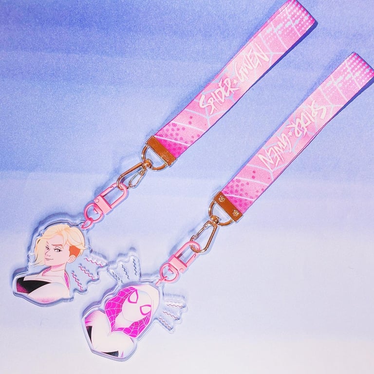 Spider Keychain Lanyard