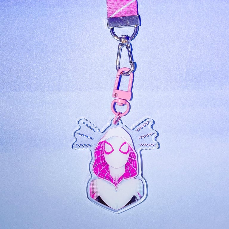 Spider Keychain Lanyard Image 3