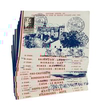 Image 3 of Complete set of 23 postcards/envelopes by Cello from the 1953 Tour de France