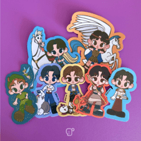 Image 1 of bts fairytale stickers. (all members)