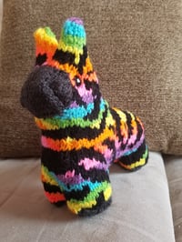 Image 4 of Knitted Pinatas: Classic, Pastel, Zebra, Electric Zebra, Llama, and Skeleton Options Available