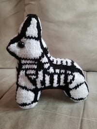 Image 5 of Knitted Pinatas: Classic, Pastel, Zebra, Electric Zebra, Llama, and Skeleton Options Available