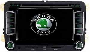 Image of Skoda car stereo player Free Shipping