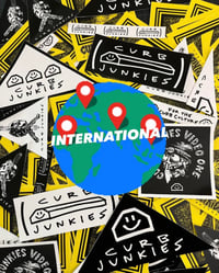 Image 1 of CURB JUNKIES STICKER PACKS (INTERNATIONAL SHIPPING)