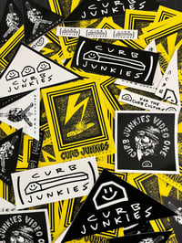 Image 2 of CURB JUNKIES STICKER PACKS (INTERNATIONAL SHIPPING)