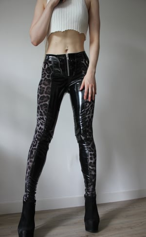Image of MADE TO ORDER - Kultchen Heavy Zipper Wildcat Pants in grey (Size XS - XL)