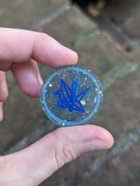 Image 1 of Blue Baby's Breath D2 Coin Single