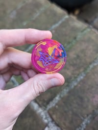 Image 1 of Magenta Smudge D2 Coin Single