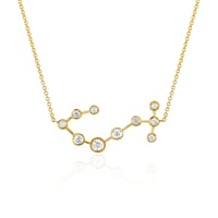 Crystal Constellation Zodiac Sign Necklace
