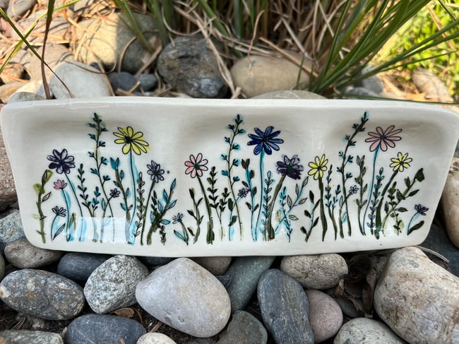 Wildflower Small Serving Trays