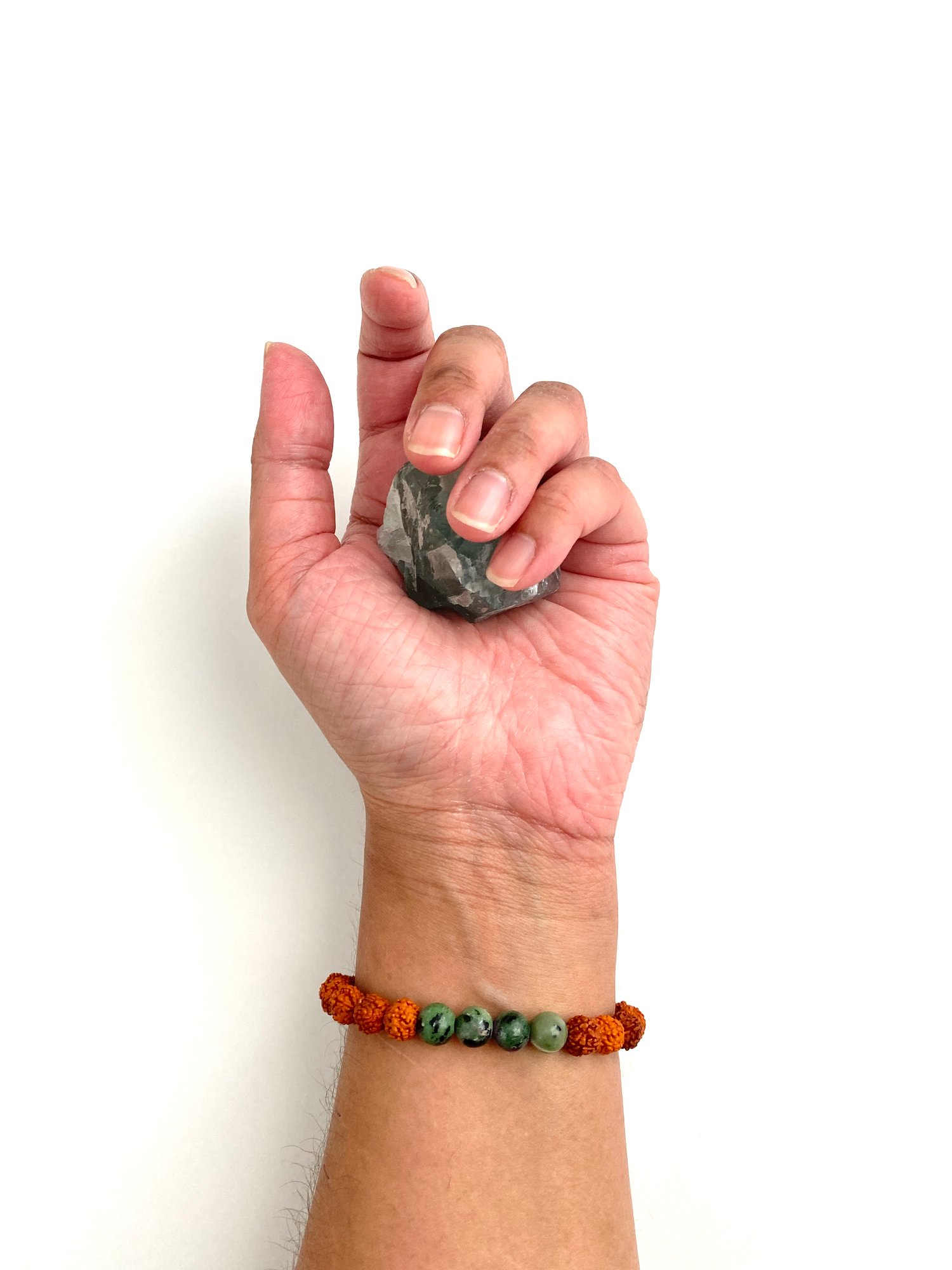 Image of Ruby In Zoisite Wrist Mala