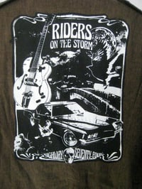 Image 5 of VESTE 4 POCHES / LIN KAKI / UPCYCLING / TAILLE 52 / RIDERS ON THE STORM