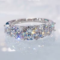 Image 1 of Serenity Moissanite Ring