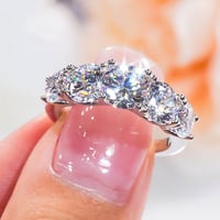 Image 2 of Serenity Moissanite Ring