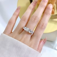 Image 4 of Serenity Moissanite Ring