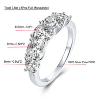 Image 5 of Serenity Moissanite Ring