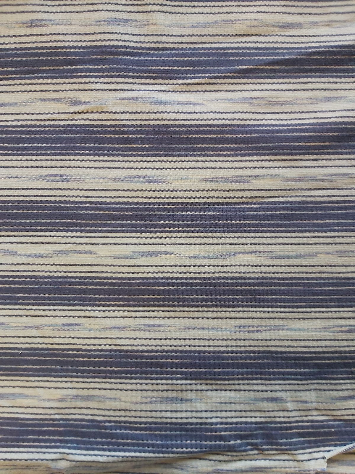 Image of Blue/pale blue cotton lycra fabric