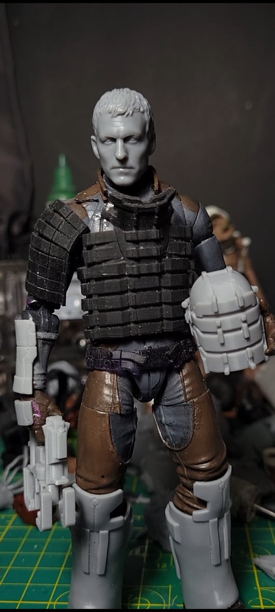 Isaac Clarke unhelmeted head | HFC 3d Prints