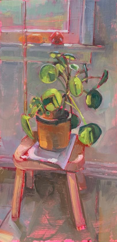 Friendship Plant by Sari Shryack - Original Painting