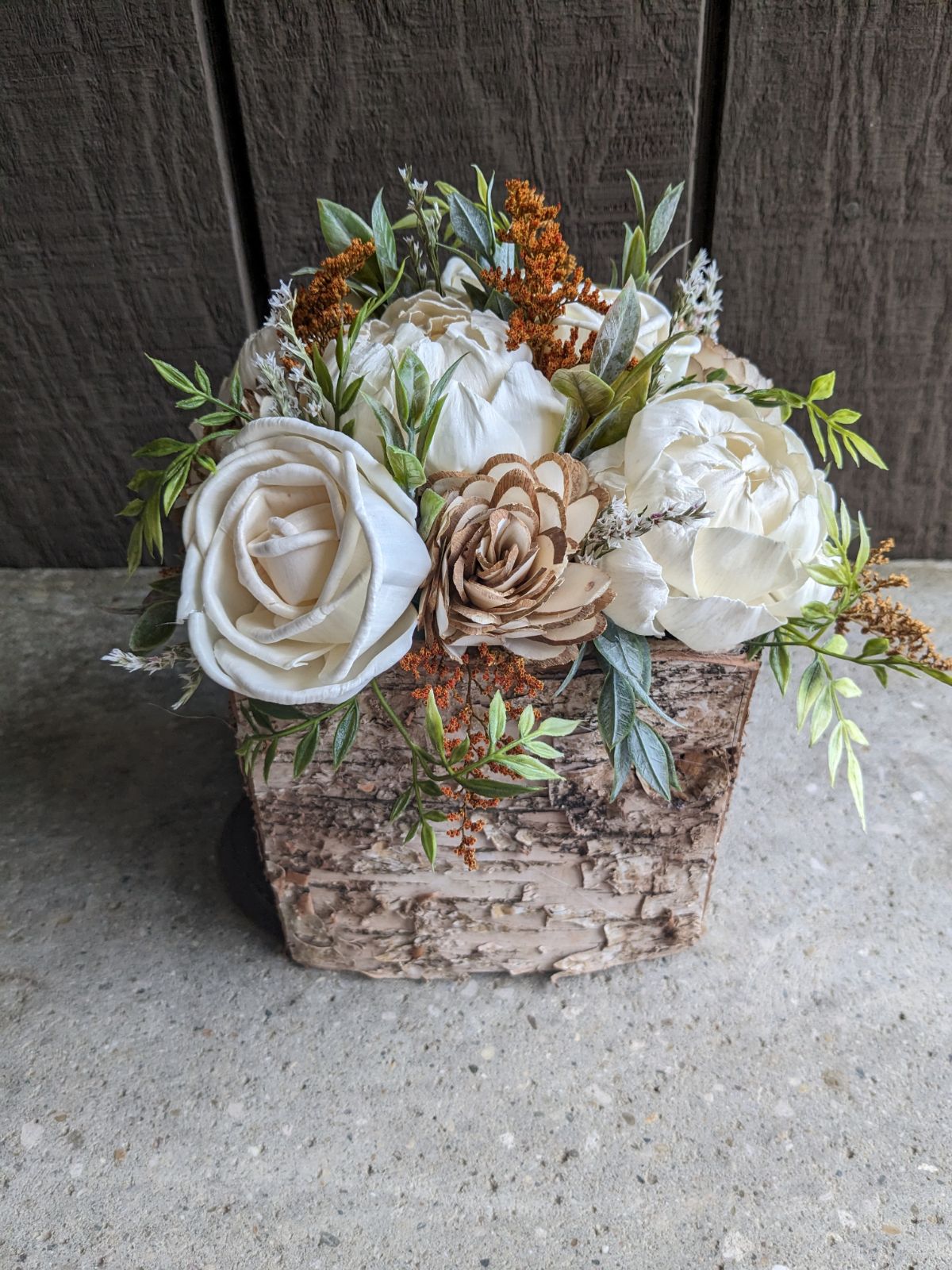 Image of Wood Flower Birch Box
