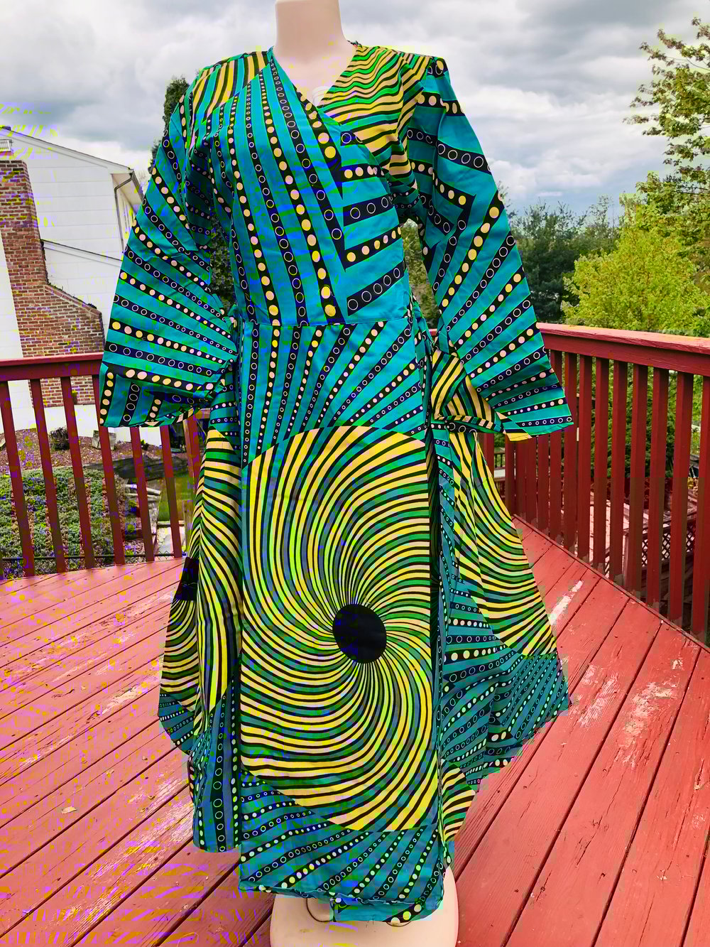 Image of Long Maxi Ankara Dress/ one Size