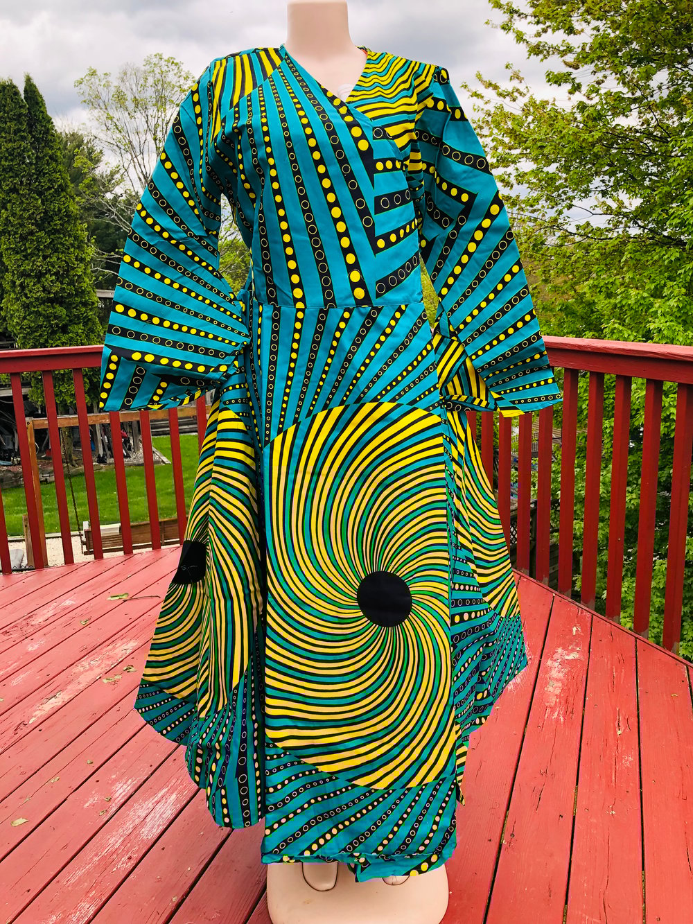 Image of Long Maxi Ankara Dress/ one Size