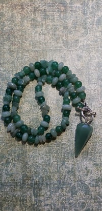 Aventurine Pendulum Necklace