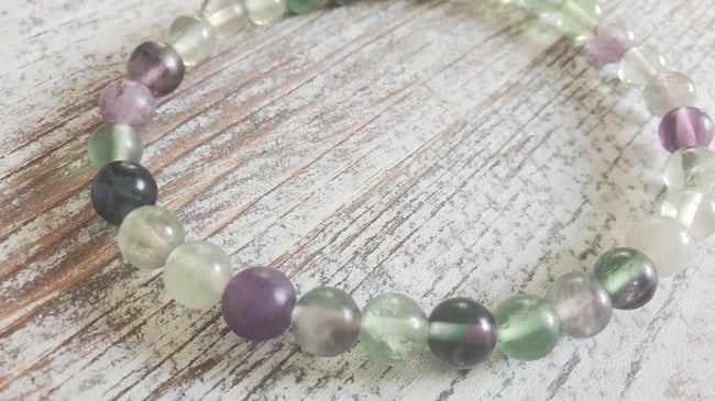Over-The-Rainbow Fluorite Bracelet