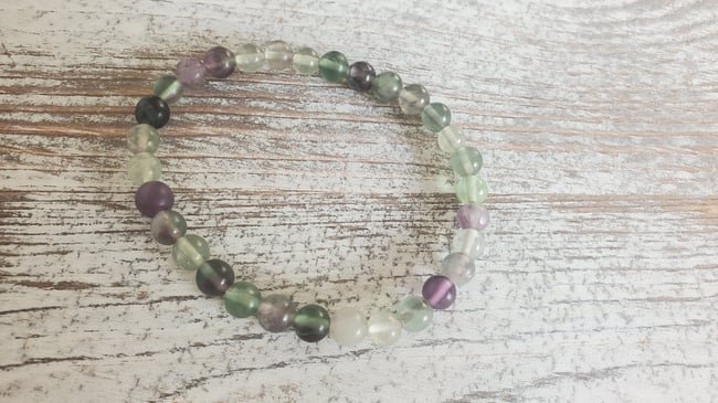 Over-The-Rainbow Fluorite Bracelet