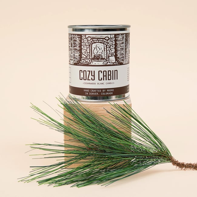 Cozy Cabin Candle 1/2 Pint