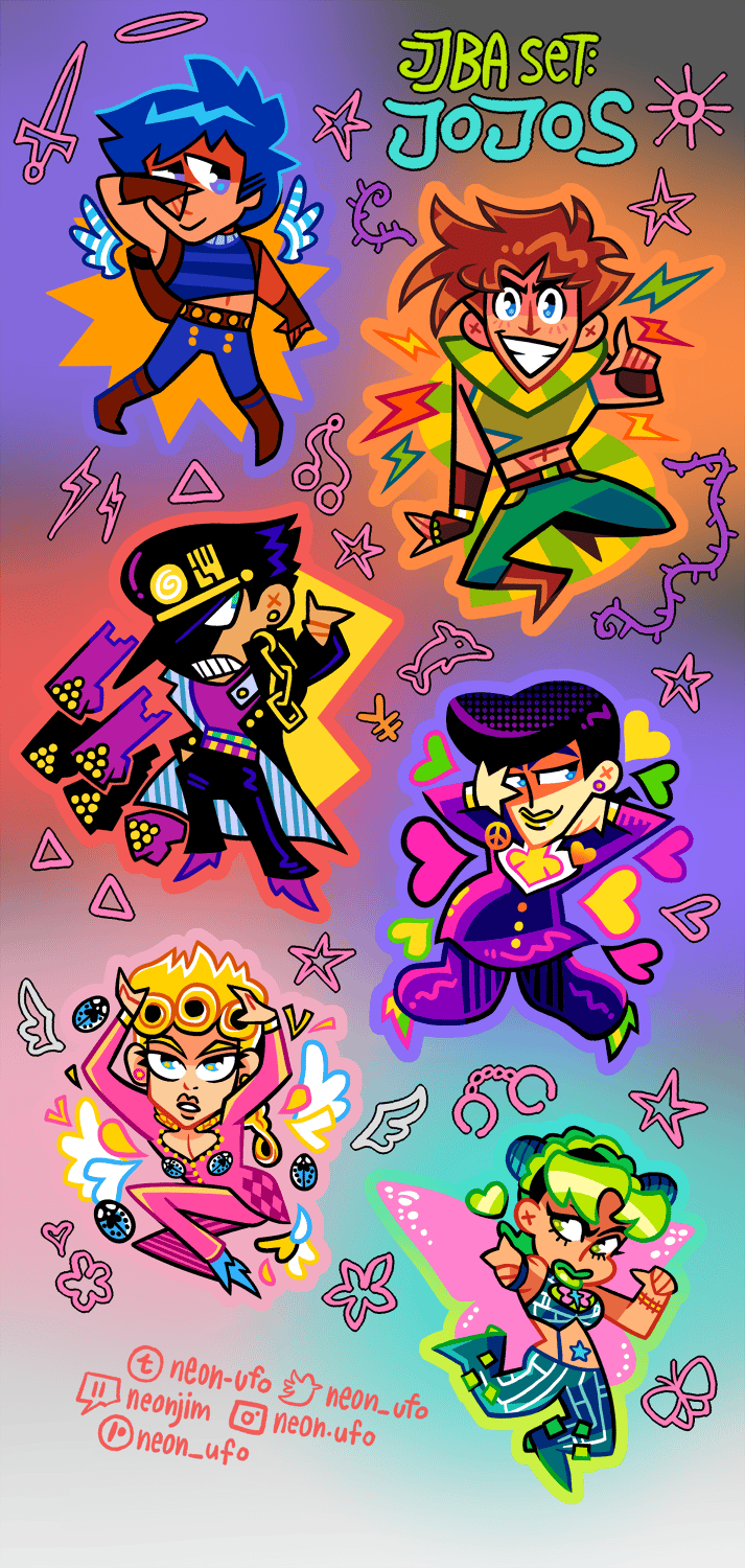 Image of JJBA: JOJO stickers