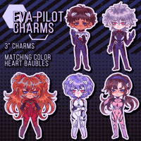 Evangelion Plugsuit Pilot Charms