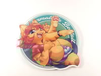 Image 3 of Marmalade Bobtail Cat - Acrylic Coaster