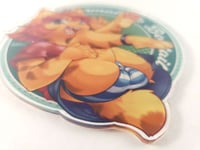 Image 4 of Marmalade Bobtail Cat - Acrylic Coaster