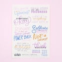 Selfcare stickersheets