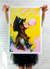 Image 1 of Open Edition 'BUBBLEGUM' Lithograph