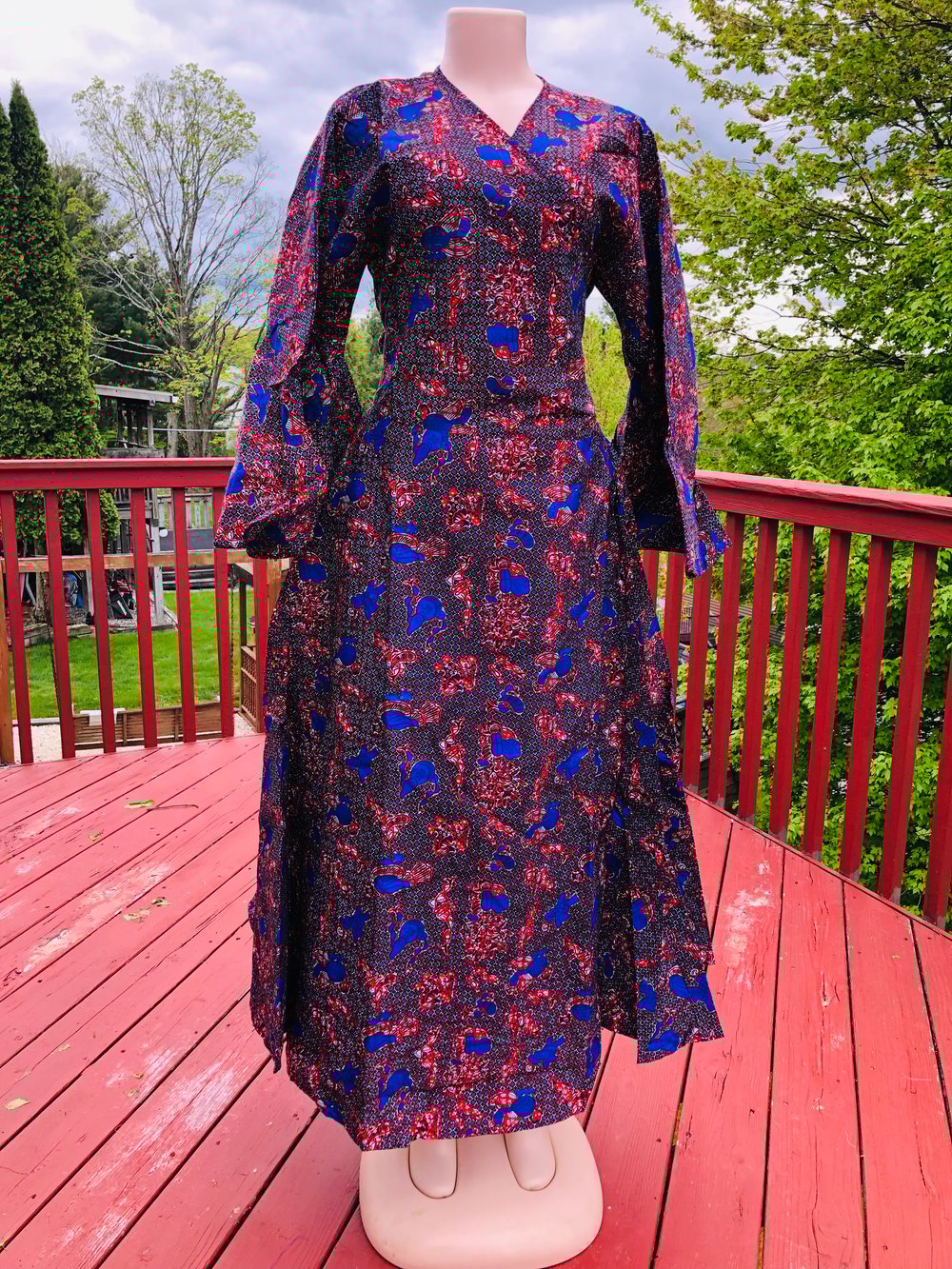 Image of Long dress long sleeve one size