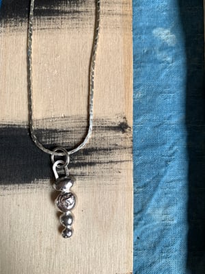 Image of ‘I’m stronger now’ recycled silver necklace
