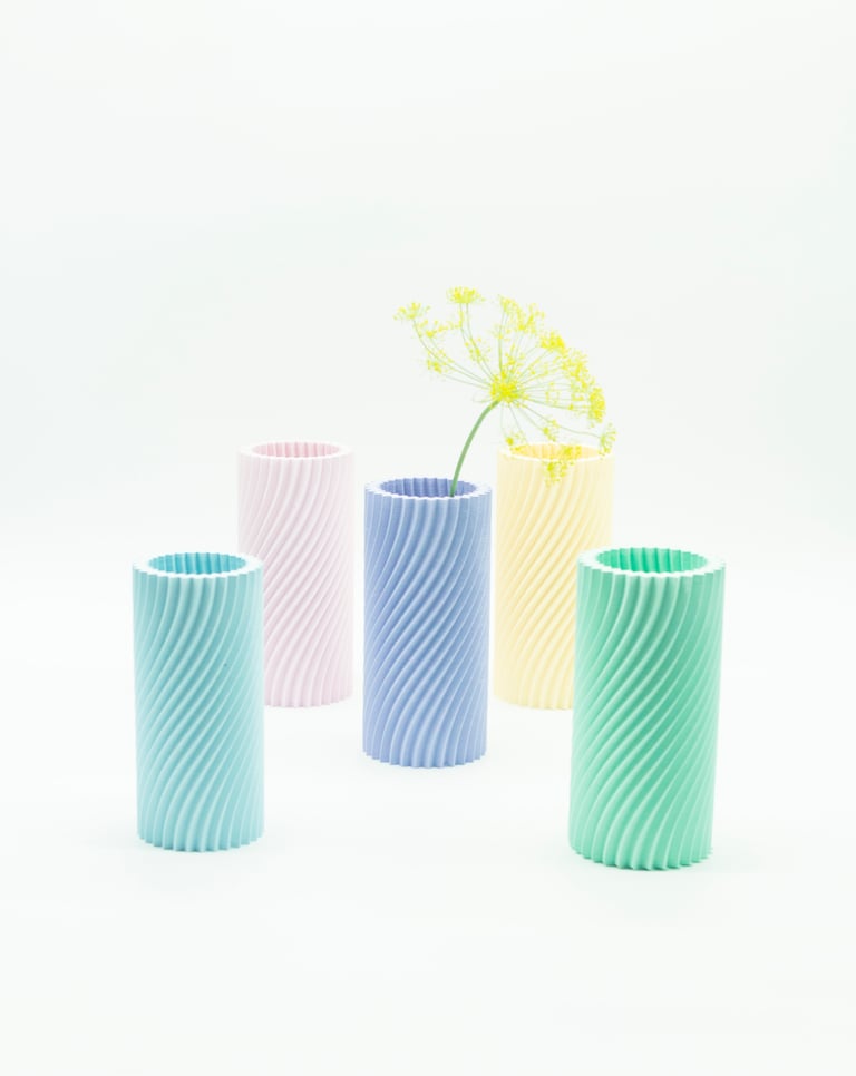 Edition Grande Ourse / ELVIS Vase impression 3D "VERSION PASTEL"