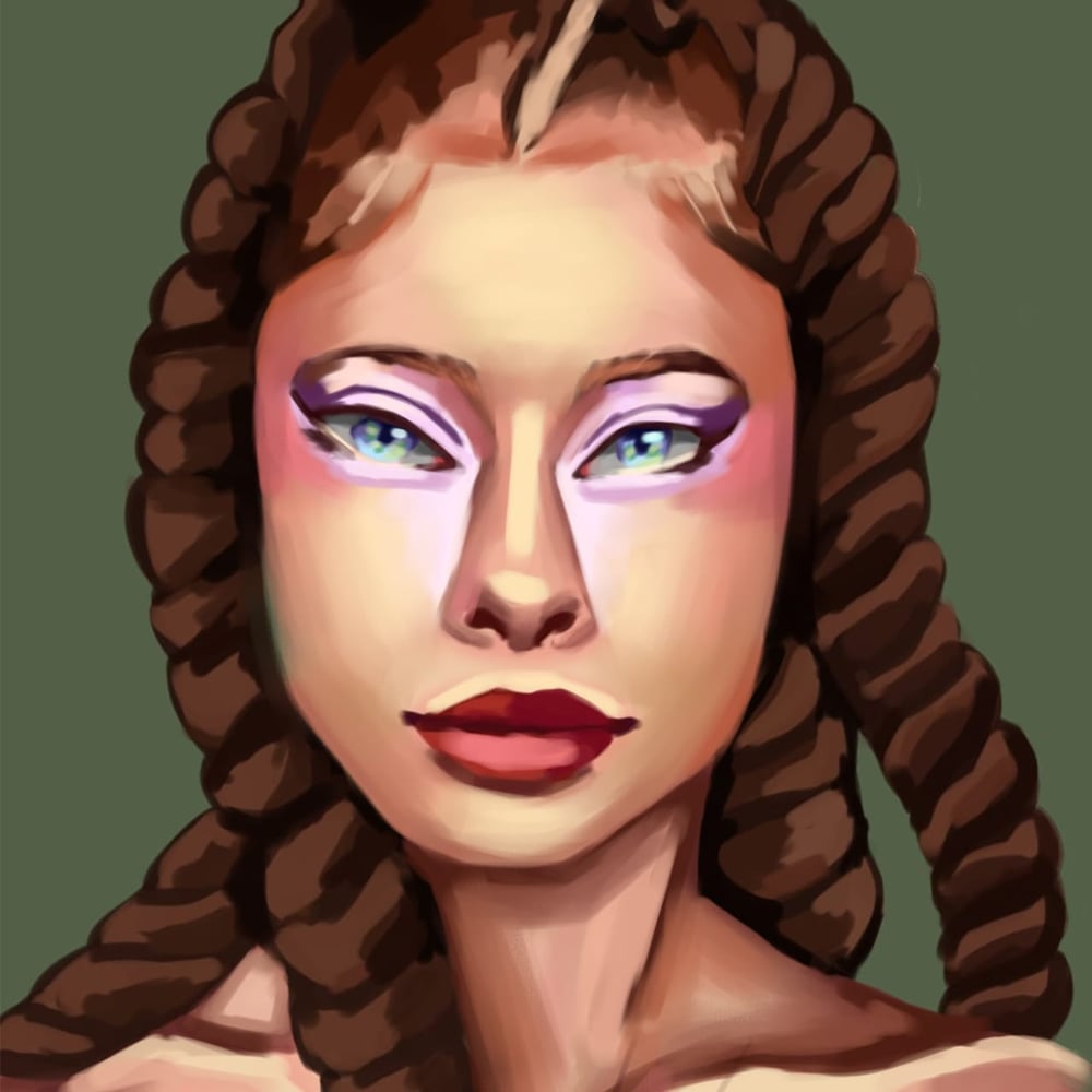 Image of Purple Eyes